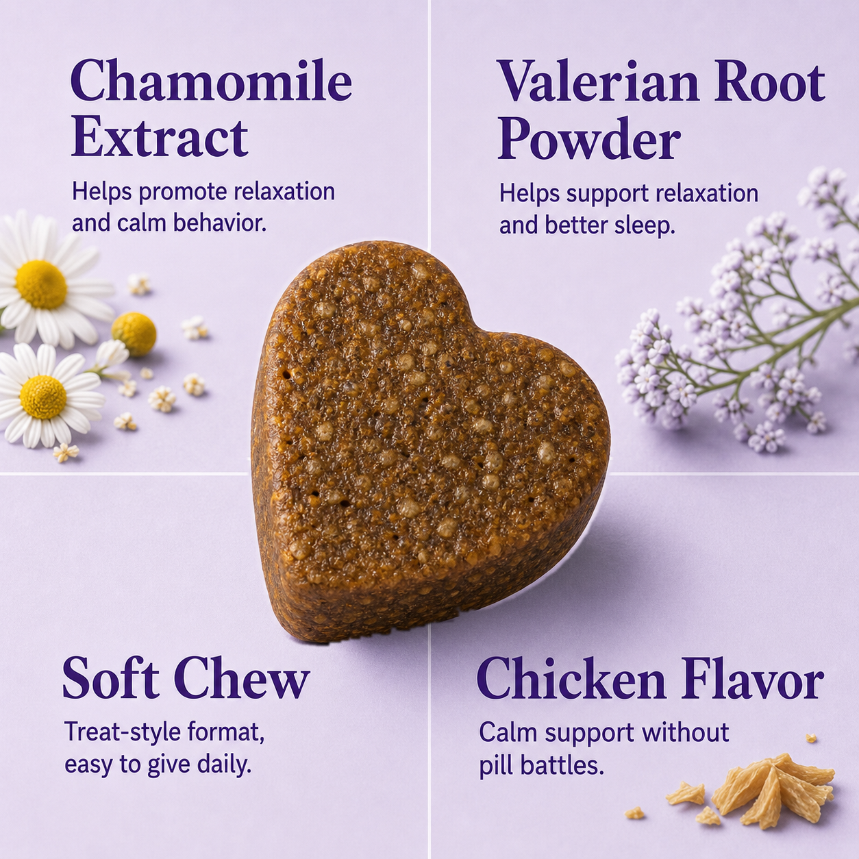 Calming + Anxiety Support Chews