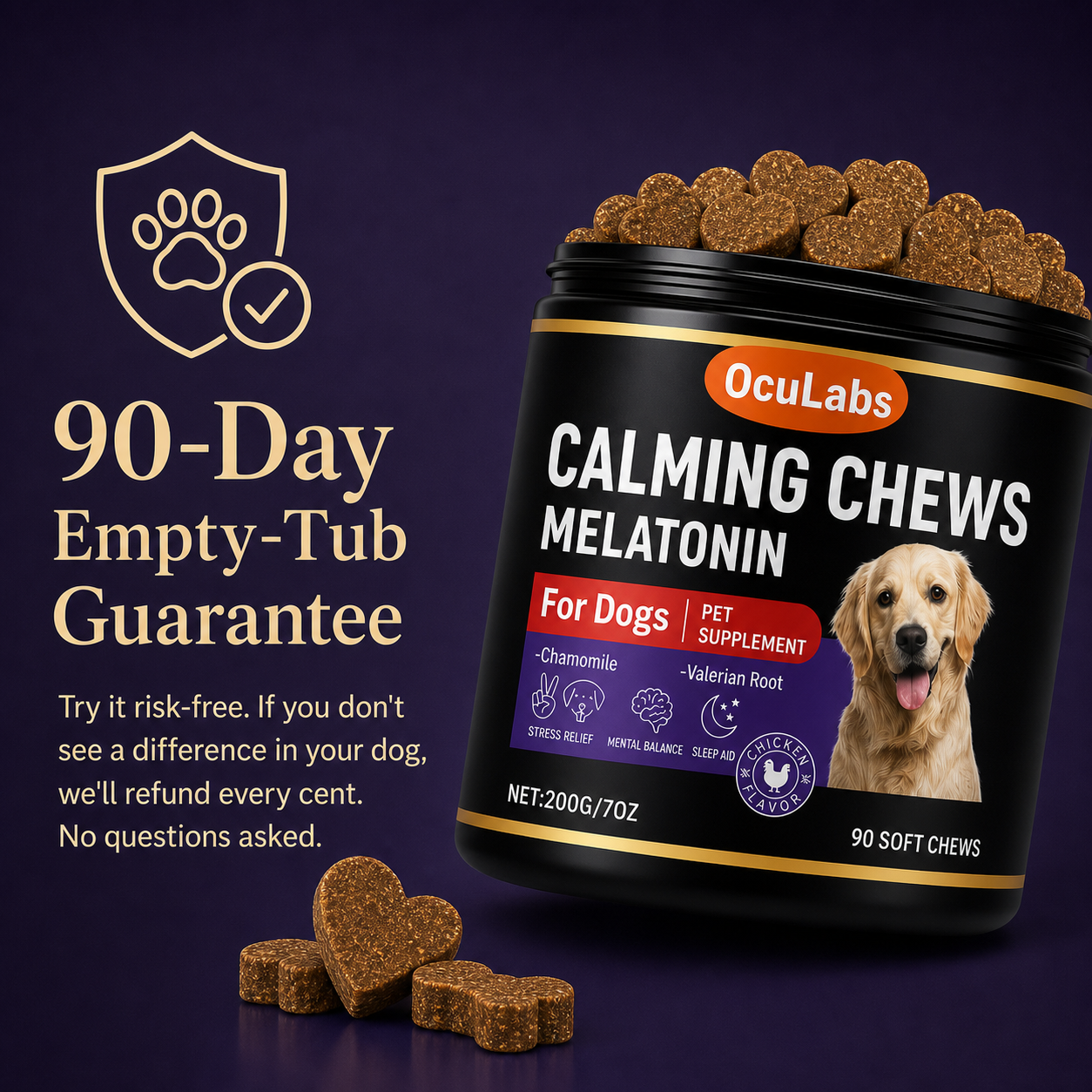 Calming + Anxiety Support Chews