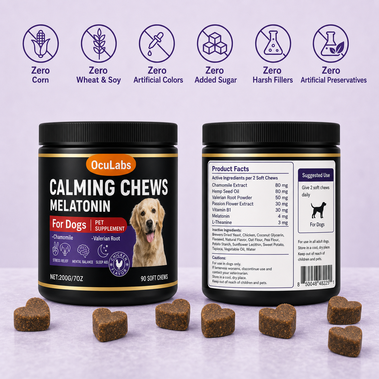 Calming + Anxiety Support Chews