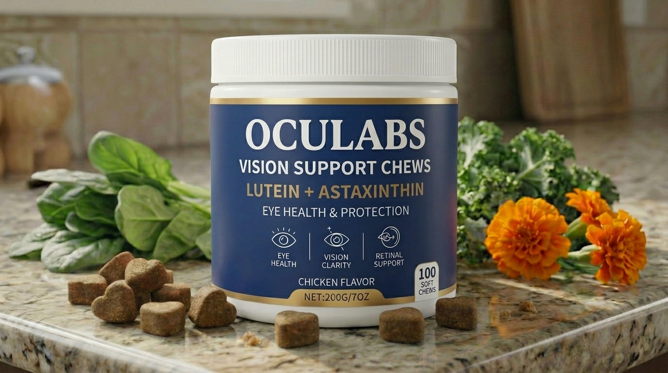 OCUPETLABS Oculabs Vision Support Chews trustworthy dog eye health supplement with generous natural ingredients