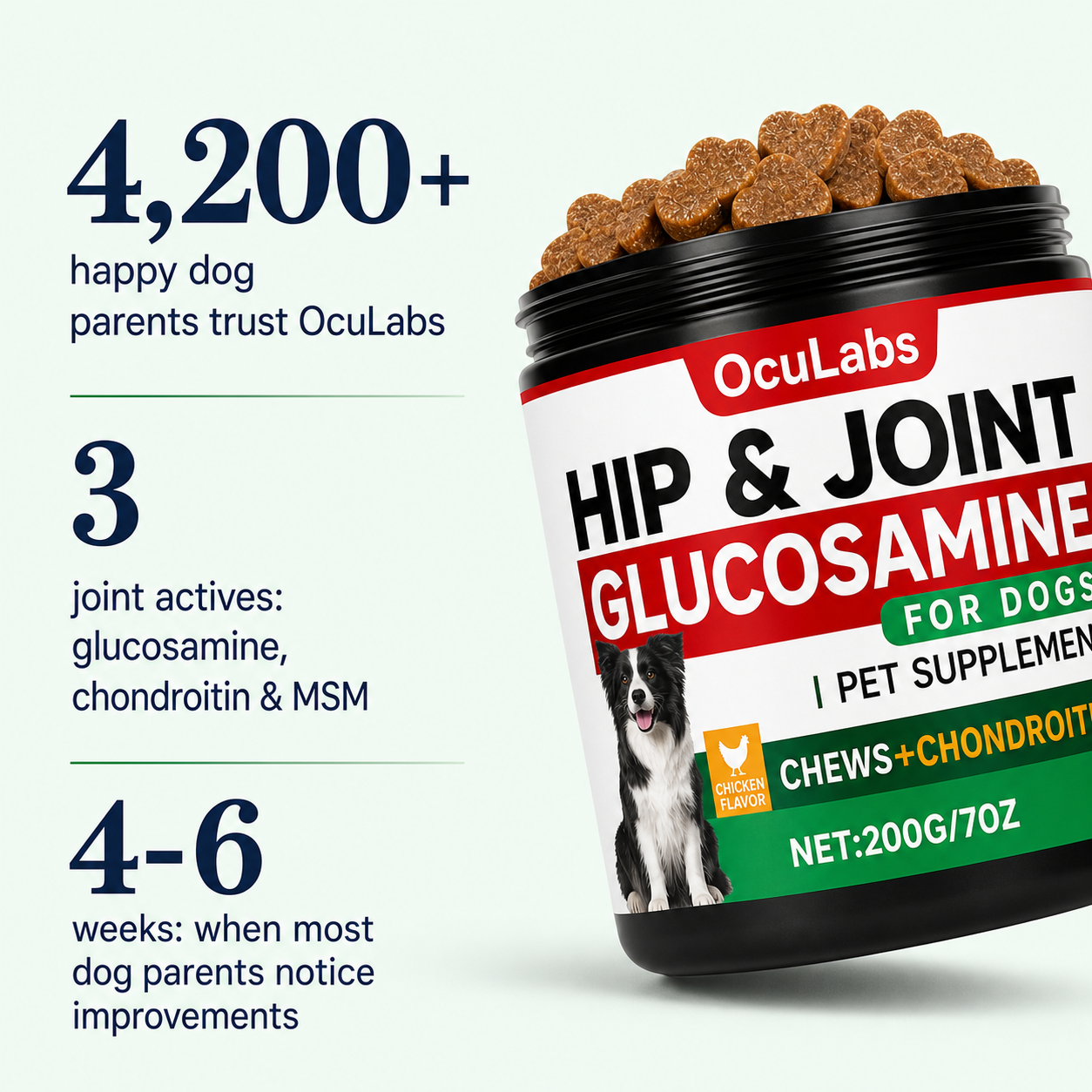 Hip + Joint Support Chews