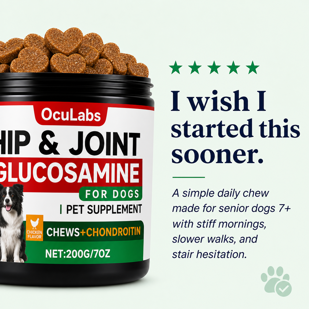 Hip + Joint Support Chews
