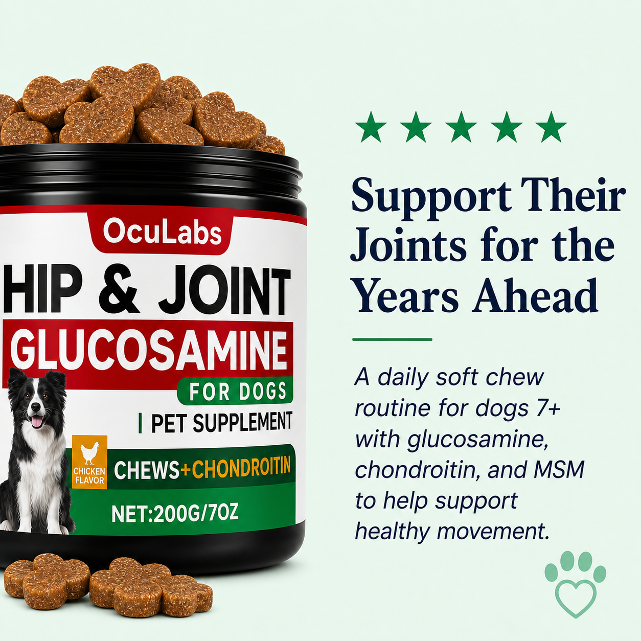 Hip + Joint Support Chews