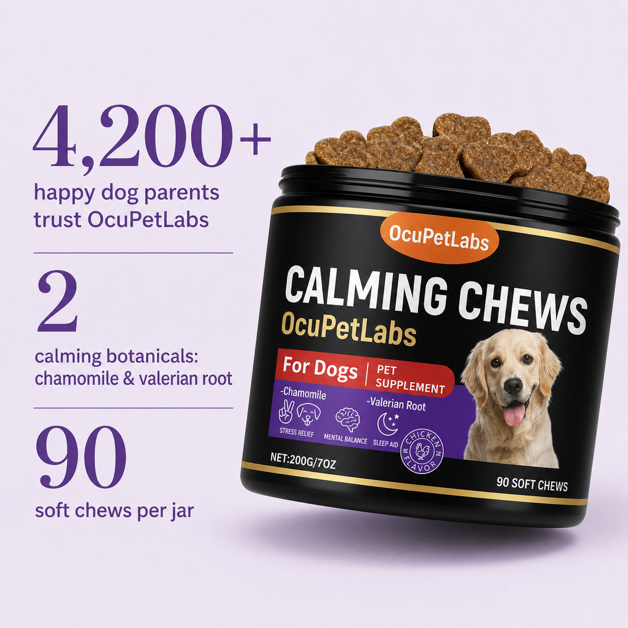 Calming + Anxiety Support Chews