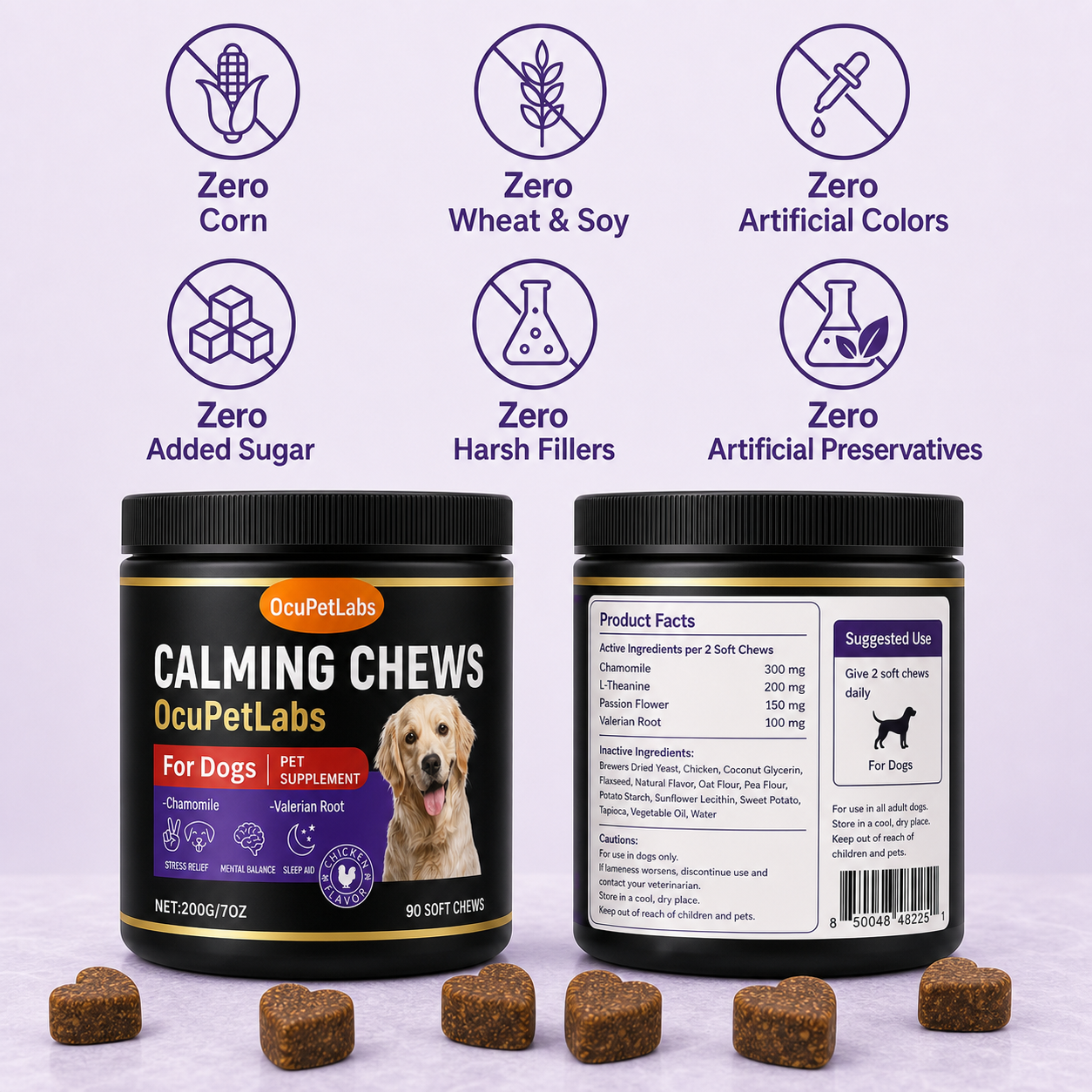 Calming + Anxiety Support Chews
